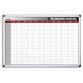 Planning Annuel perpétuel Banc magnétique effaçable à sec, cadre aluminium L90 x H60 cm