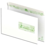 Boîte de 500 enveloppes recyclées extra Blanches 90g format C5 162x229 mm avec fenêtre 45x100 mm