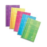 Carnet brochure rembordée rigide 7,5x12cm 128 pages petits carreaux - Assortis