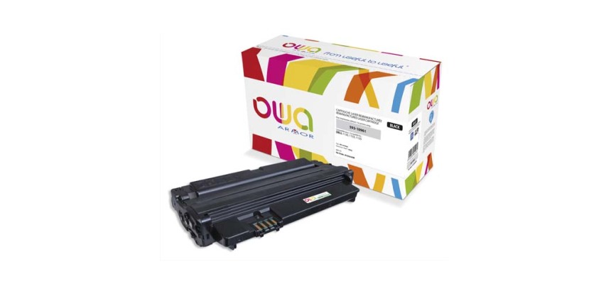 Toner remanufacturé OWA - standard - Noir - pour DELL 593-10961