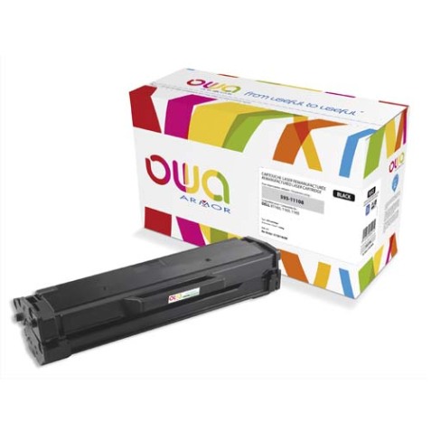 Toner remanufacturé OWA - standard - Noir - pour DELL 593-11108