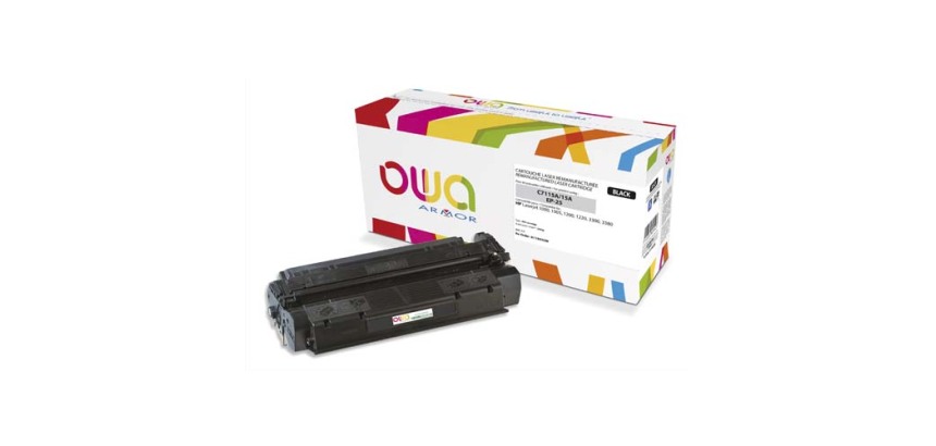 Toner remanufacturé OWA - standard - Noir - pour HP C7115A, CANON EP-25