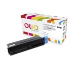 Toner remanufacturé OWA - haute capacité - Noir - pour OKI 44574802