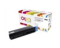 Toner remanufacturé OWA - haute capacité - Noir - pour OKI 44574802