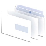 Boîte de 500 enveloppes Blanches auto-adhésives 90g format C5 162x229 mm avec fenêtre 45x100 mm