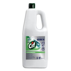 Bidon 2L Gel Nettoyant javellisé pour taches difficiles sols et surfaces Pro Formula