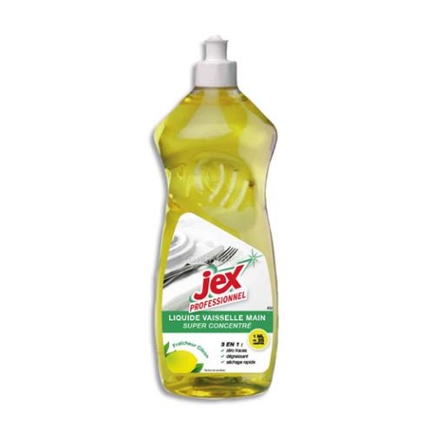 Flacon d'1 Litre de Liquide vaisselle doux pour les mains parfum citron