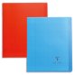 Cahier piqué Koverbook A4 96 pages grands carreaux couverture polypropylène transparent - Assortis