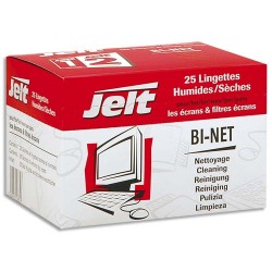 Boîte de 25 lingettes bi-net