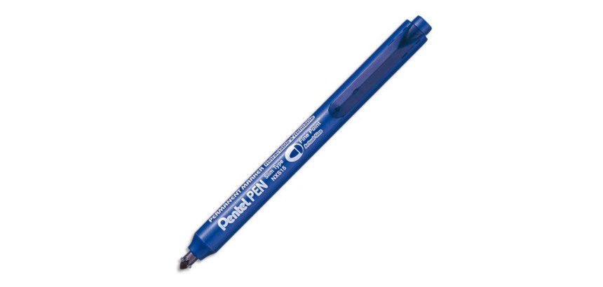 Marqueur permanent rétractable NXS15 Bleu