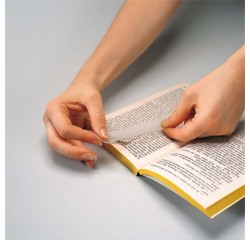 Papier japon adhesif et transparent pour page dechire devidoir dim. 50mx20mm