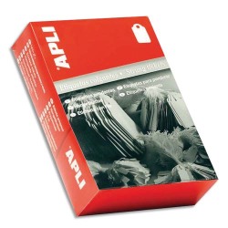 Etiquette à suspendre, dimensions: 28 x 43 mm, blanc