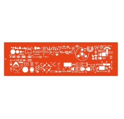 Normographe électrographe No.13 a, norme NF