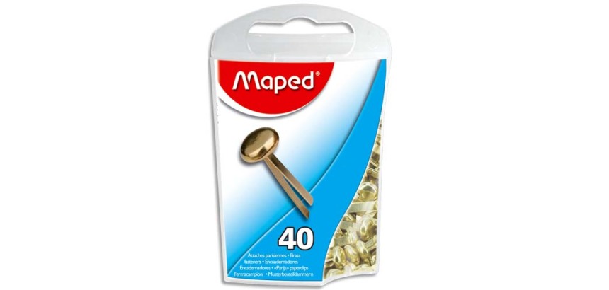 Attaches parisiennes Maped 17 mm - Boite de 40