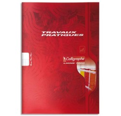 Cahier Travaux Pratiques piqué 7000 A4 48 pages grands carreaux 70 g + uni 90 g - Assortis