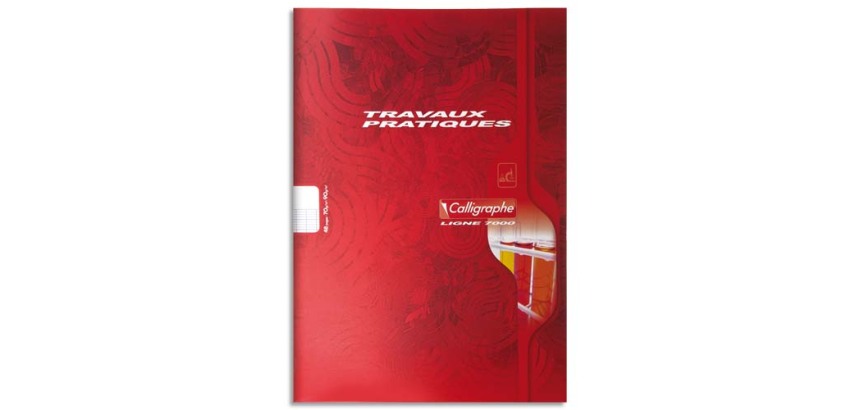 Cahier Travaux Pratiques piqué 7000 A4 48 pages grands carreaux 70 g + uni 90 g - Assortis
