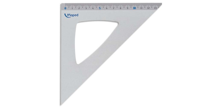 Equerre 45 degrés, en aluminium