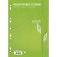 Copies simples Vert perf 2 trous 80g 100 pages grands carreaux Seyès format A4. Film-CAL 7000