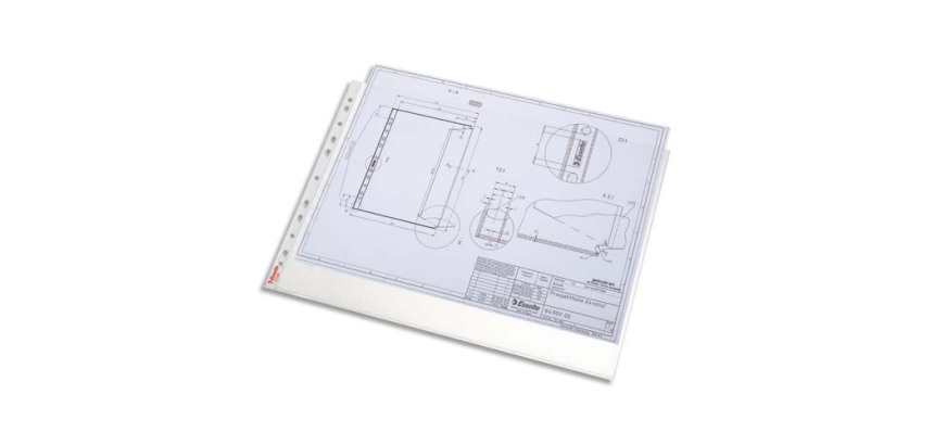 Pochettes perforées Standard Plus, A3 paysage, PP