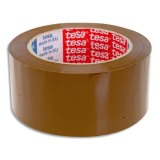 Adhésif d'emballage Polypropylène sans solvant silencieux 45 microns - H50 mm x L100 mètres Havane