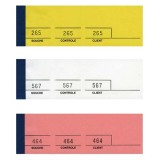 Bloc passe-partout, 50 x 150 mm, tombola, jaune canari