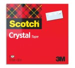 Ruban adhésif Crystal Clear 600, 19 mm x 66 m, carton