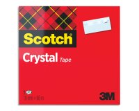 Ruban adhésif Crystal Clear 600, 19 mm x 66 m, carton