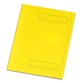 Paquet de 50 sous-dossiers imprimés en kraft 160 gr à 2 rabats. Format 24 x 32 cm. Coloris Jaune