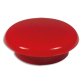 Boîte de 7 aimants 20 mm ronds. Coloris rouge