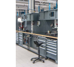 Armoire suspendue à portes pleines Lista - H 80 x L 100 x P 35 cm