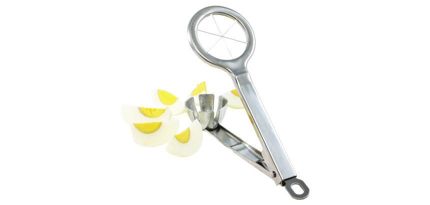 Coupe-œuf 6 quartiers inox