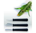 Set de 3 outils pour sculpter les fruits et légumes
