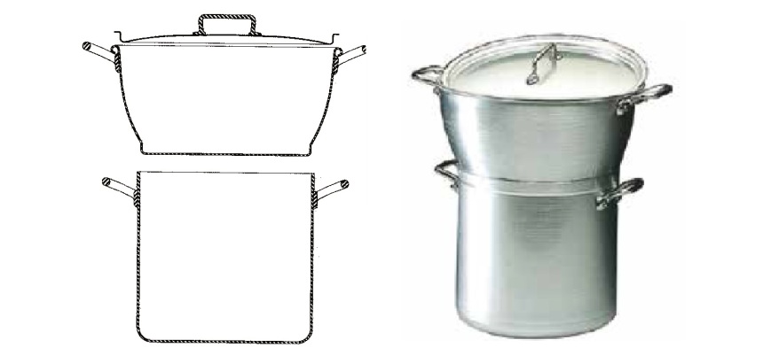 Couscoussier aluminium Classe