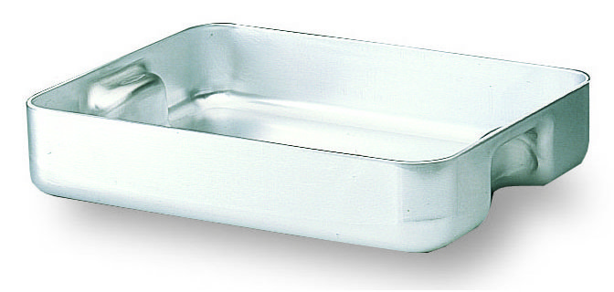 Plat à rôtir aluminium anses incorporées L 40 x l 32 cm
