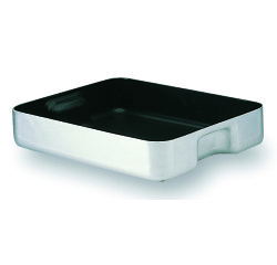 Plat à rôtir aluminium anti-adhérent anses incorporées L 40 x l 32 cm