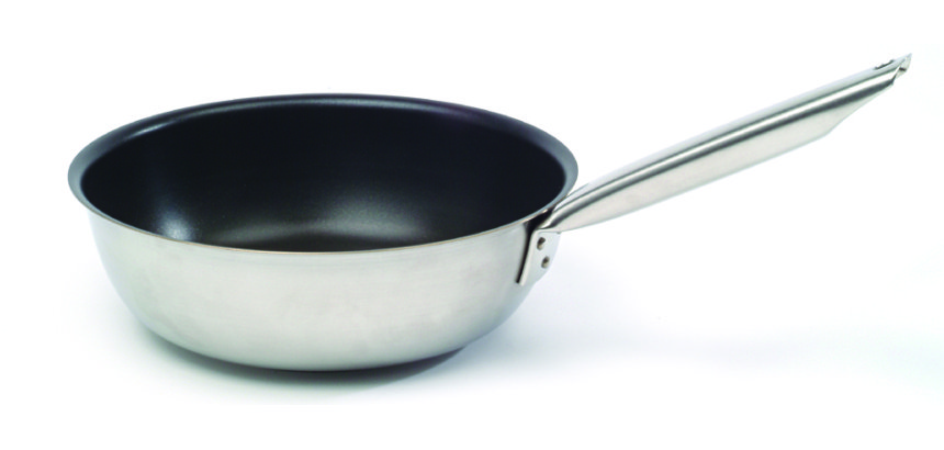 Sauteuse évasée anti-adhérente inox Tradition