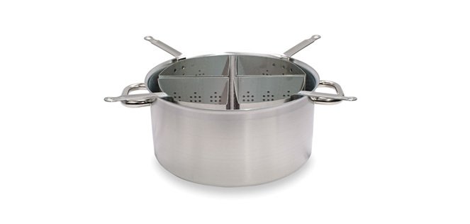Faitout Excellence et cuit-pâtes inox 18,3 L Ø 36 cm