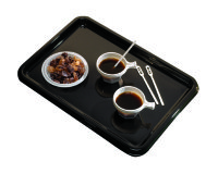 Plateau Lunch 36 x 24 cm noir - Lot de 50