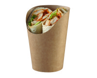 Pot wrap et frites 150 g - Lot de 1000