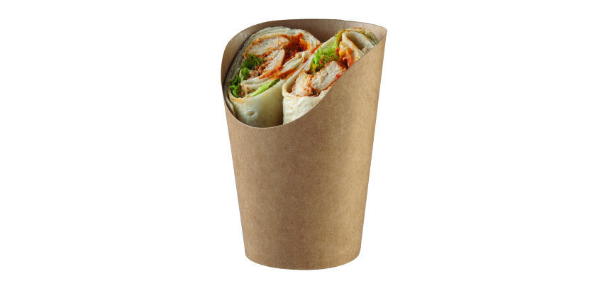Pot wrap et frites 150 g - Lot de 1000