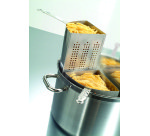 Cuit-pâtes triangulaire inox 2,8 L
