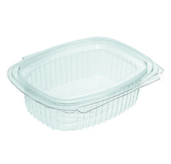 Barquette avec couvercle à charnière 75 cl - Lot de 400