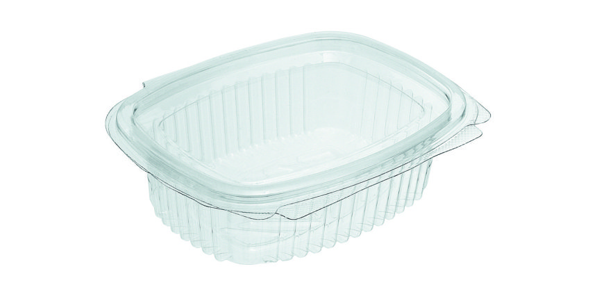 Barquette avec couvercle à charnière 100 cl - Lot de 400