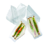 Boîte club sandwich en PET amorphe 16,7 x 6,5 cm - Lot de 500