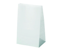 Sac U.S. kraft blanc 24 x 12 x 8 cm - Carton de 1000