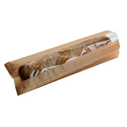 Sachet sandwich avec fenêtre 31 x 11 cm - Lot de 1000