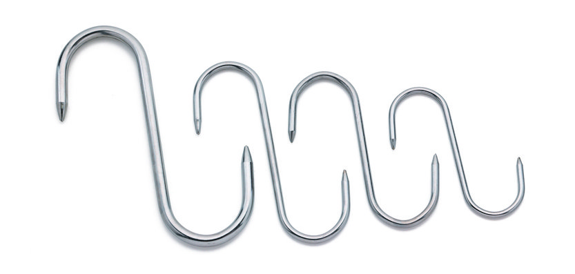 Esses ou crochets de cuisine en inox - Lot de 10