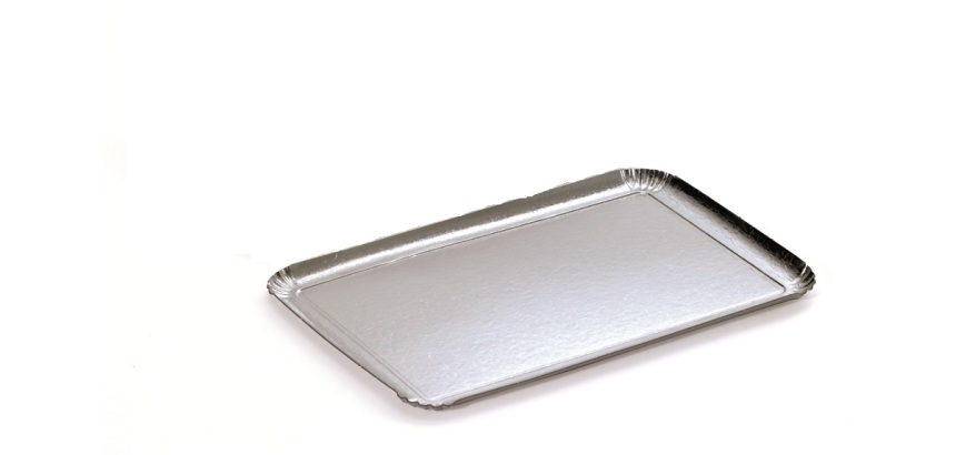 Plateau traiteur carton métallisé 1 face - Lot de 25