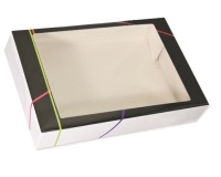 Boîte traiteur prestige à fenêtre - Lot de 25