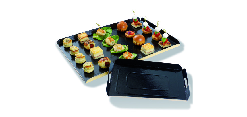 Plateau plié en carton - Lot de 100